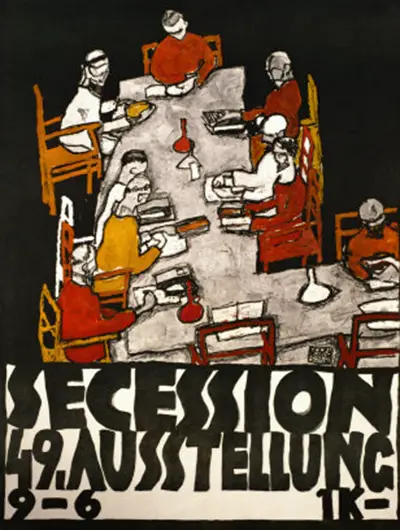 Sezessionsplakat Egon Schiele